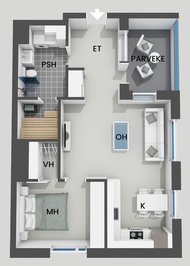 "Kanava" - New 1Br Apartment With Sauna, Balcony & Views, Hosted By 2Ndhomes Tampere Extérieur photo